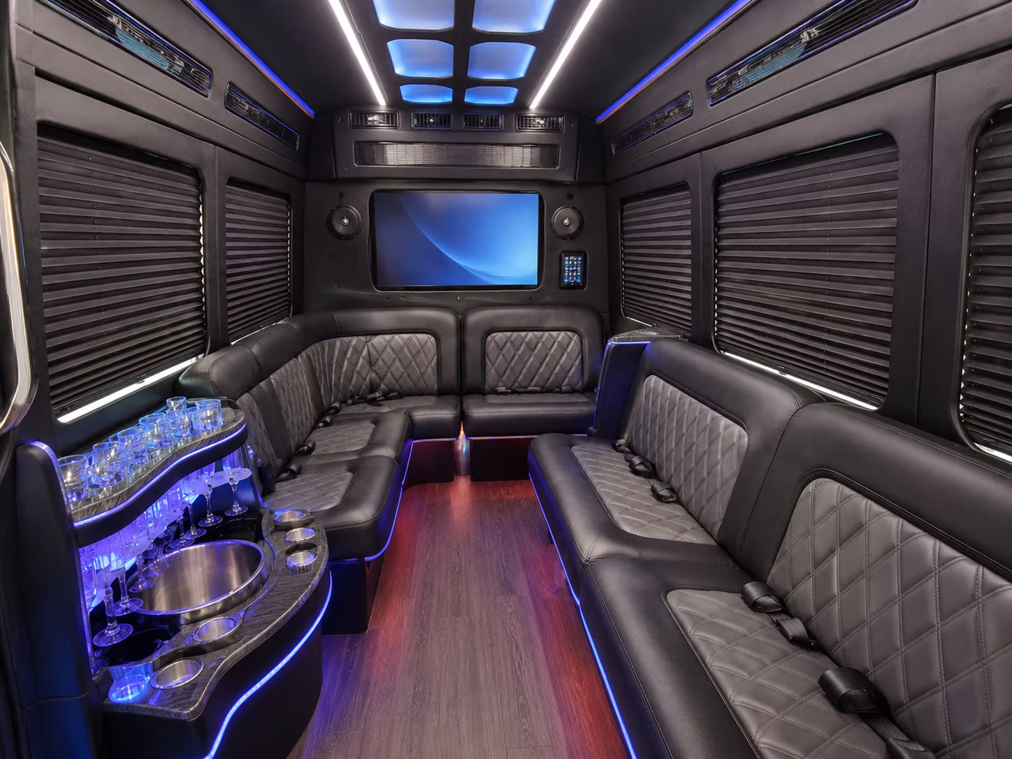 pasco party bus interior